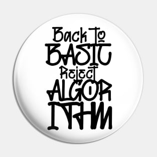 Back to Basic Reject Algorithm Pin