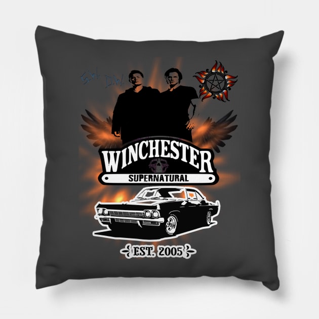 SUPERNATURAL Pillow by BIG DAWG APPAREL