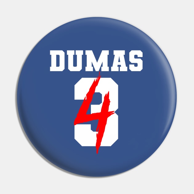 Dumas' Jersey Number 3 Pin by MarkoStrok