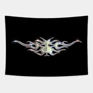 CHROME FLAME Tapestry