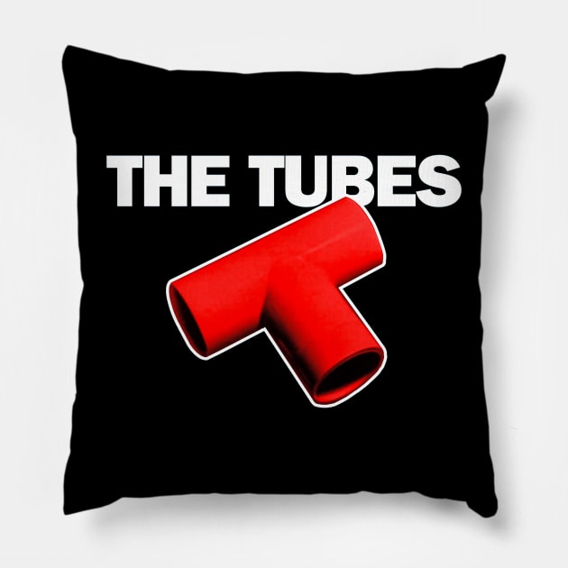 THE TUBES BAND Pillow by rahobisona