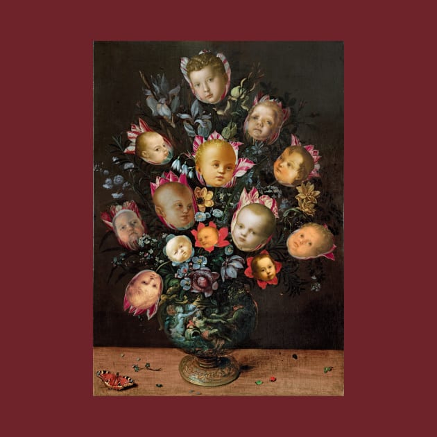 Renaissance babies as flowers by metaphysical