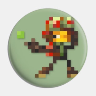 Raz low-res pixelart Pin