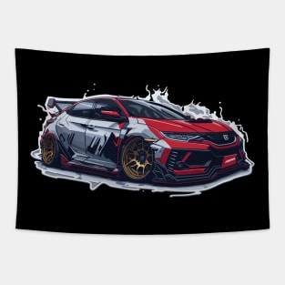 Honda Civic Type R JDM Tuning Modified Tapestry