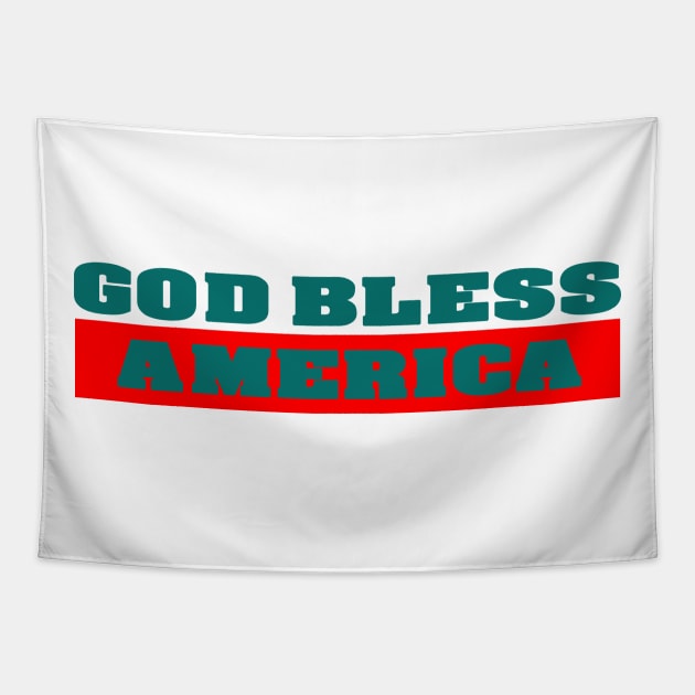 God Bless America Tapestry by BaronBoutiquesStore