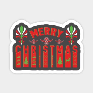 Merry Christmas T-shirt Magnet