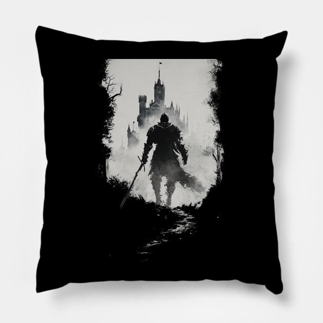 dark soul Pillow by dorapeterx