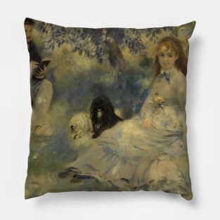 La Famille Henriot by Auguste Renoir Pillow