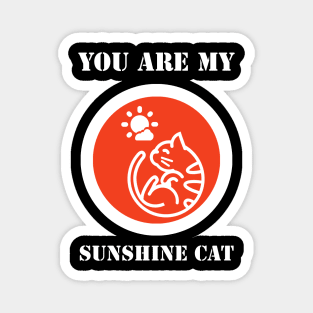 You Are My Sunshine Cat Magnet