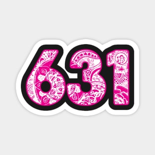 631 - pink Magnet