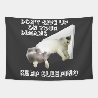 Don't give up on your dreams. Keep sleeping Tapestry