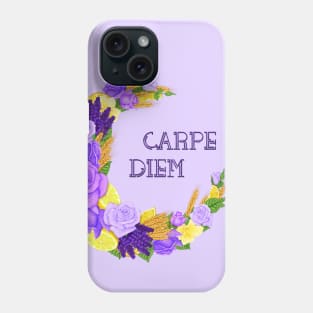 Full Bloom | Purple Carpe Diem Phone Case