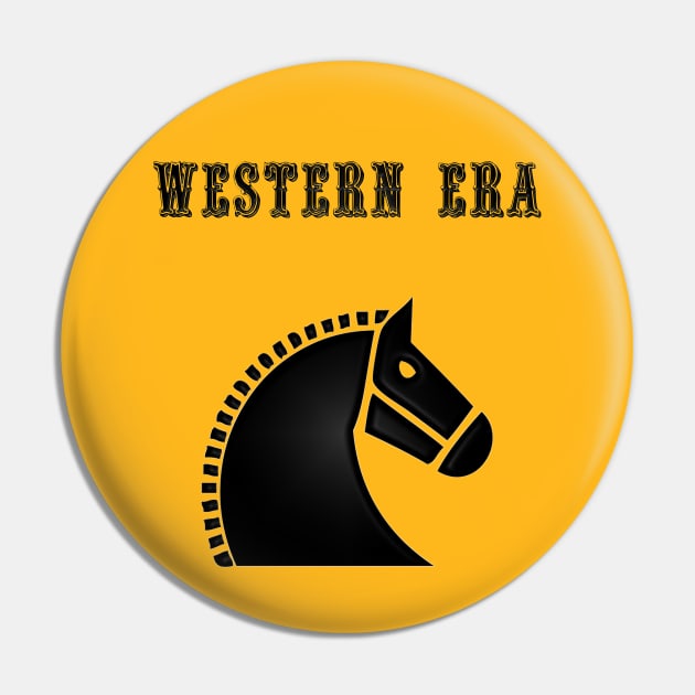 Western Era - Horse Head Pin by The Black Panther