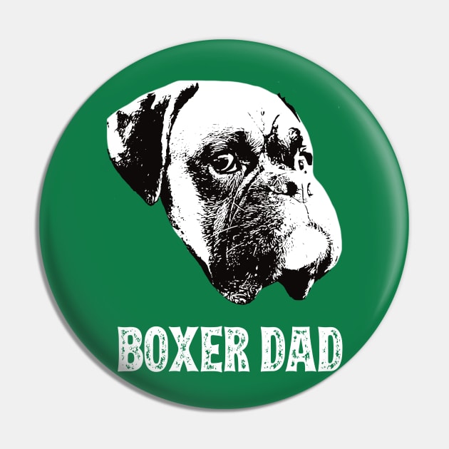 Boxer Dog Dad Pin by DoggyStyles