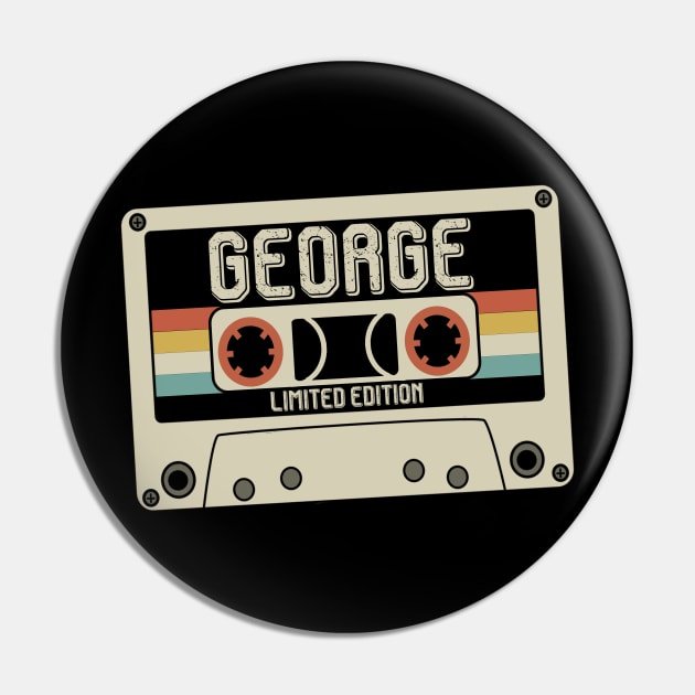 George - Limited Edition - Vintage Style Pin by Debbie Art