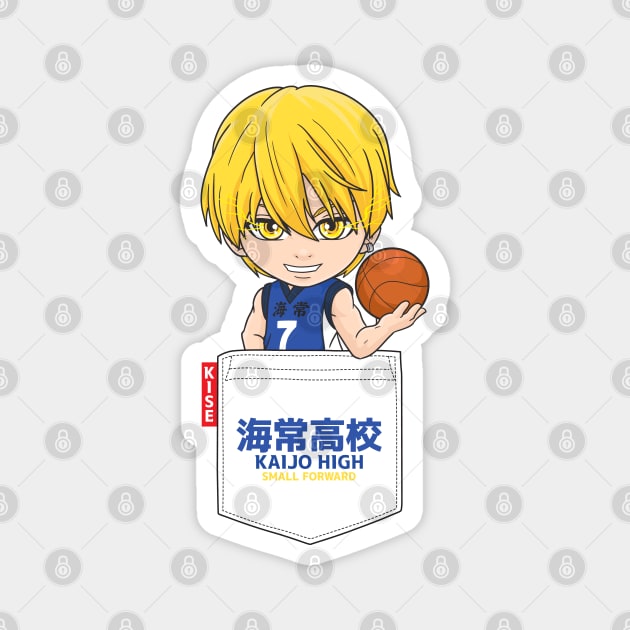 Ryota Kise Pocket Chibi Magnet by TeeTowArt