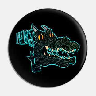 JaKooja the Friendly Dragon (Version 2) Pin