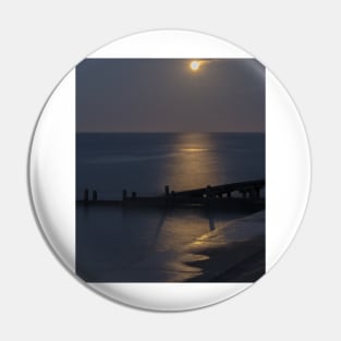 Moonlight on the North Sea Pin