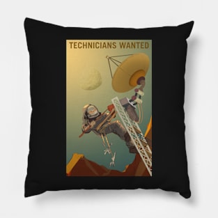 Technicians Wanted to Engineer our Future on Mars Pillow