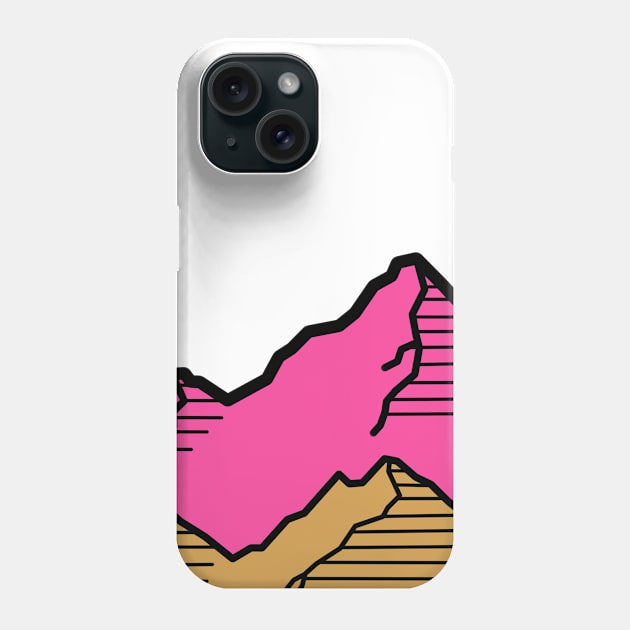 Mountain ice cream Phone Case by HamsterOver