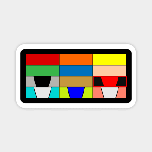 Monorail Colors Magnet
