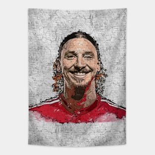 Zlatan Graffiti Art Tapestry