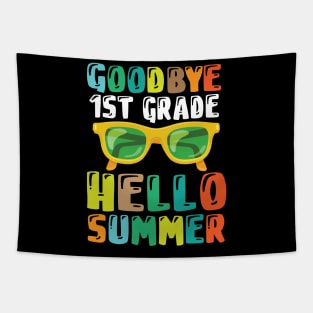 Teacher Student Goodbye 1st Grade Hello Summer Break Days Tapestry