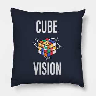 Cube Vision - Rubiks Cube Pillow