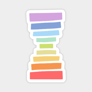 Hourglass Color Spectrum Magnet