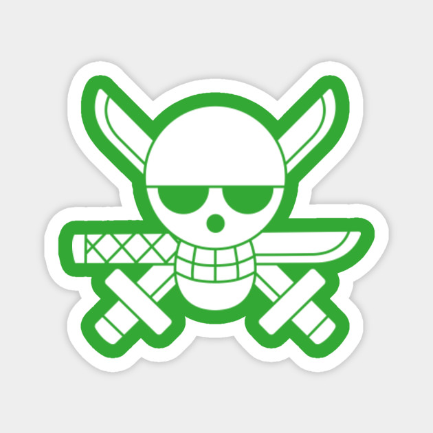 Zoro Jolly Roger 1 Roronoa Zoro Magnet Teepublic