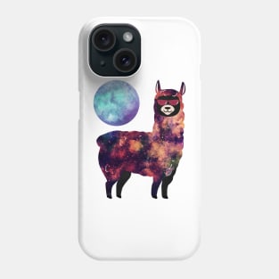 Sky llama and the blue planet Phone Case