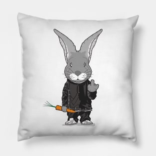 Rabbit gangster Pillow