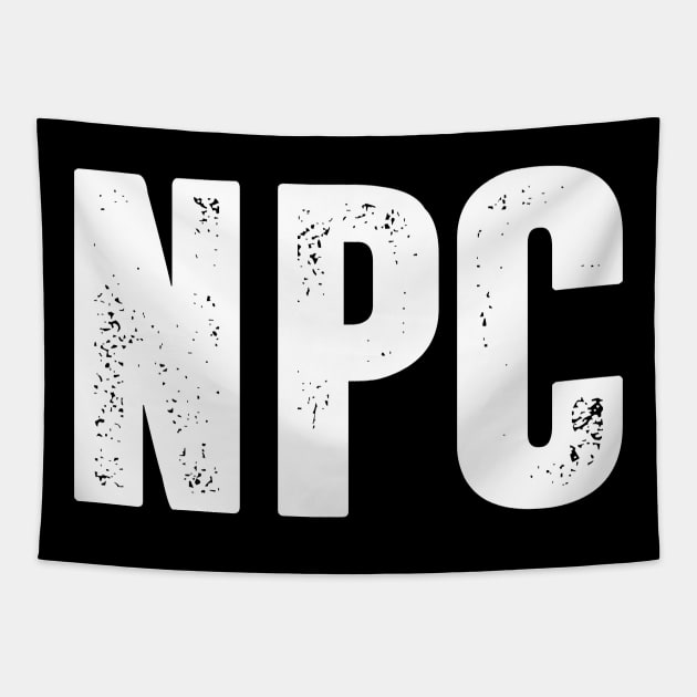 NPC - Non-Playable Character Tapestry by TextTees