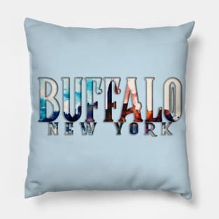 Buffalo Skyline Pillow