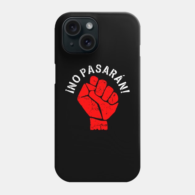 No Pasarán Phone Case by The Sarah Gibs