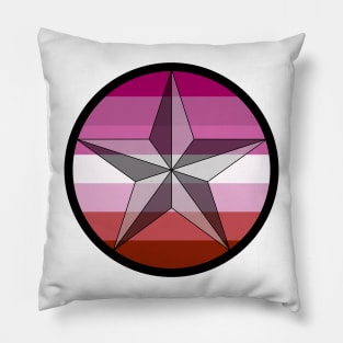 Lone Star Lesbian Pride! Pillow