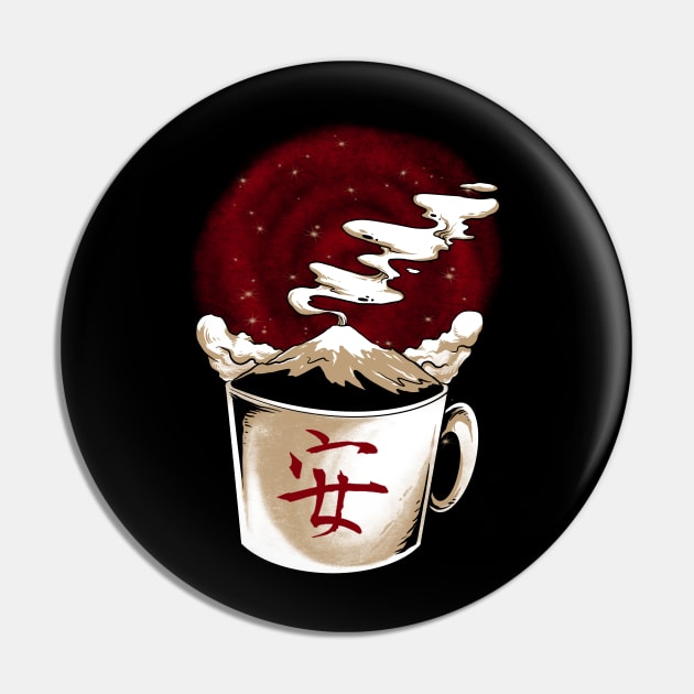 Japanese Coffee Pin by Anime Gadgets