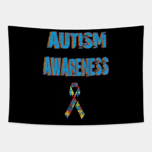 Autism Awareness T-ShirtAutism Awareness Ribbon Raise Awareness Graphic T Tapestry