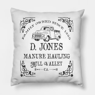 D Jones Manure Hauling Pillow