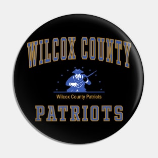 Wilcox County High School Patriots C1 Pin