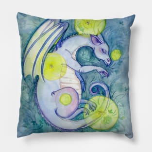 Sleeping Dragon in Clover Pillow