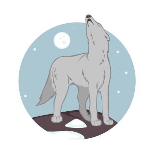 Howling Arctic Wolf T-Shirt