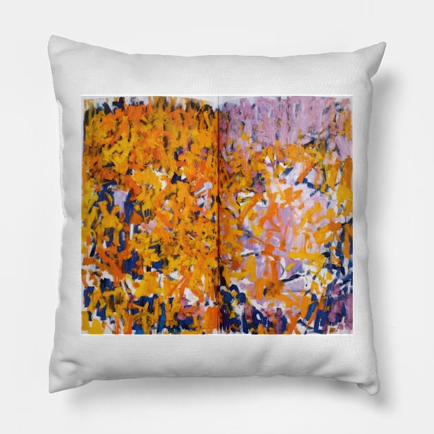 Joan Mitchell Pillow by Kollagio