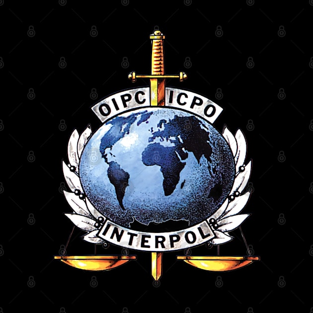 INTERPOL International Police Unit Seal by Desert Owl Designs