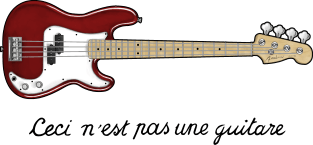 Ceci n´est pas une guitare Magnet