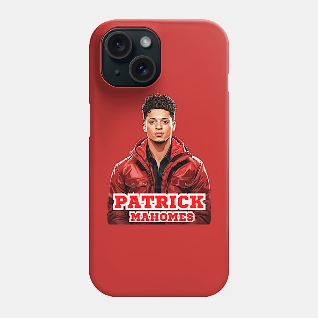 Patrick Mahomes Phone Case by Charlie Dion