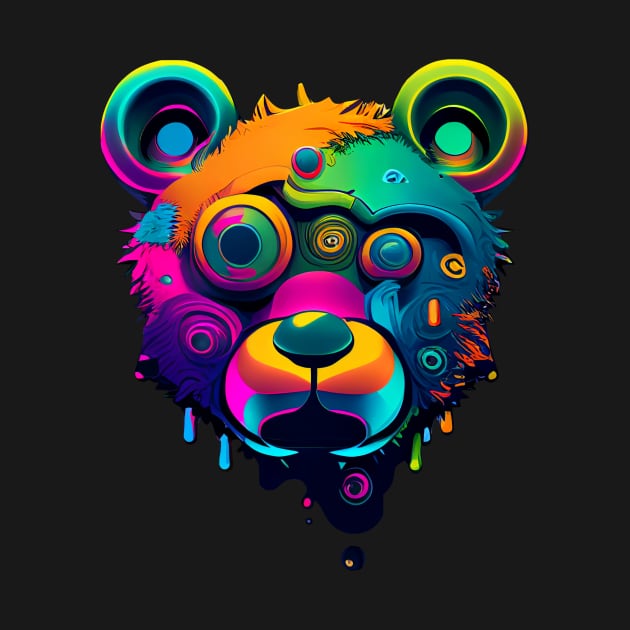 Trippy teddy by stkUA