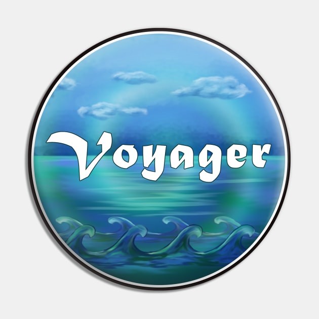 Voyagers Club Pin by drawnexplore