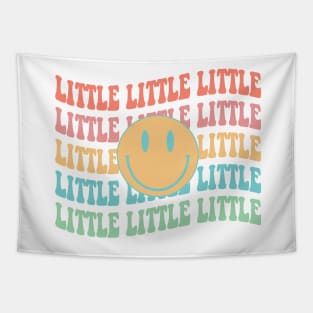 Little retro happy face, Little big reveal college sorority bid day Tapestry