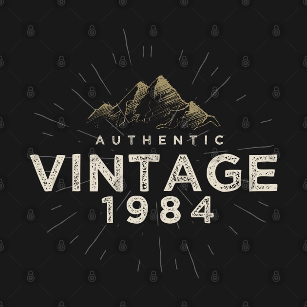 Authentic Vintage 1982 Birthday Design by DanielLiamGill